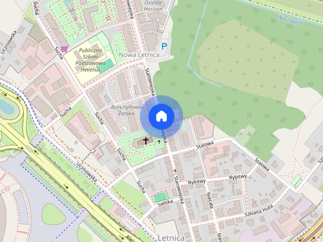 Dwupokojowe mieszkanie Gdańsk Letnica + garaż+ klimatyzacja