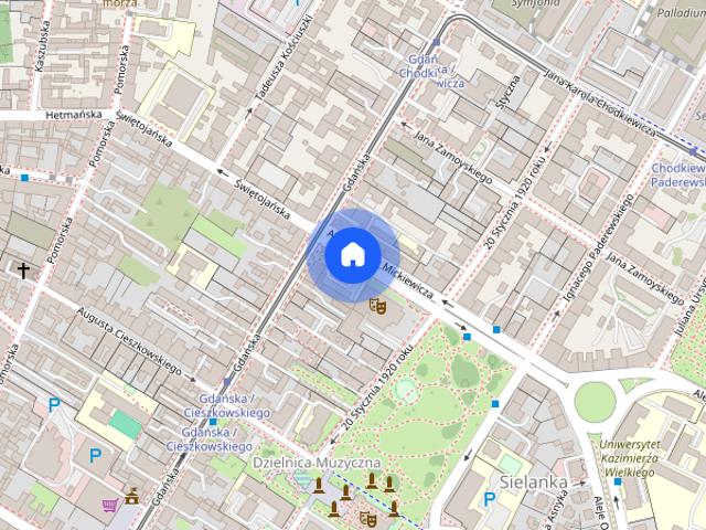 Dwupokojowe mieszkanie w centrum Bydgoszczy