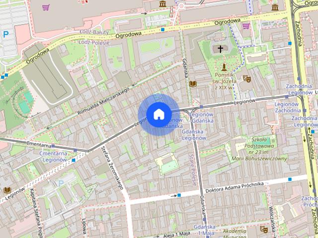 Dwupokojowe mieszkanie w zrewitalizowanej kamienicy w centrum