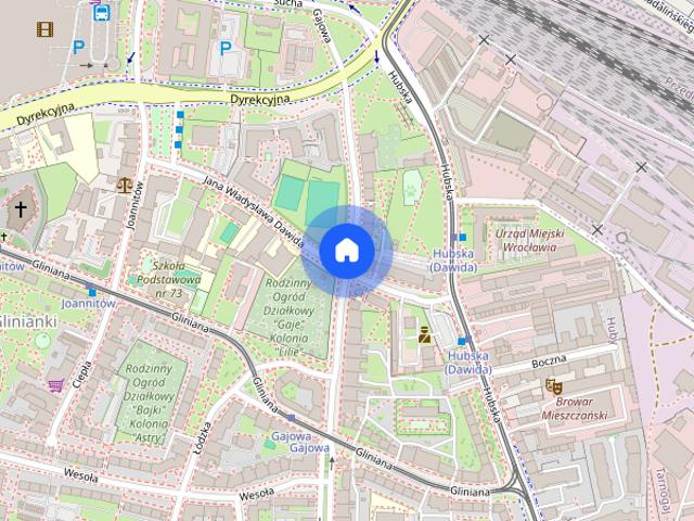 Dwupokojowe mieszkanie z balkonem i garażem 350m do Galerii Wroclavia