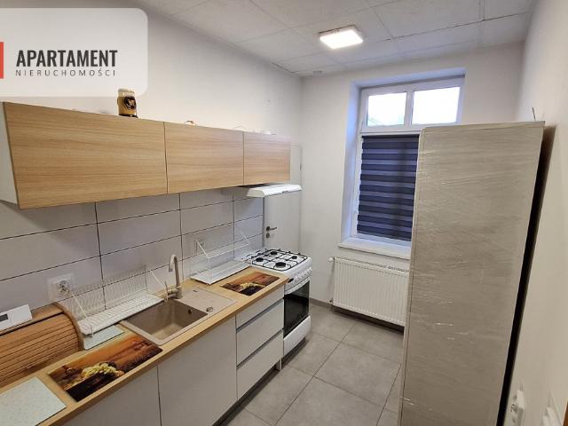 Dwupokojowe mieszkanie z ogródkiem w centrum Ujścia