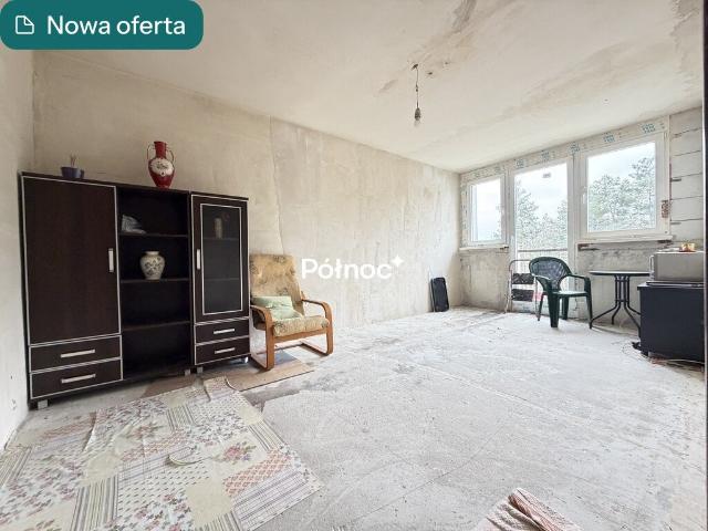 Dwupokojowe mieszkanie z widokiem na las, do remontu