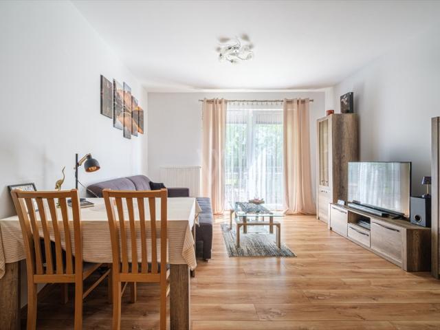 Dwupokojowe mieszkanie 44,65 m² z tarasem i miejscem postojowym
