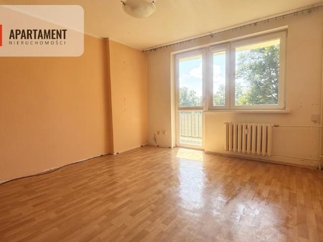 Dwupokojowe mieszkanie 45,9 m² z loggią remont do własnej aranżacji