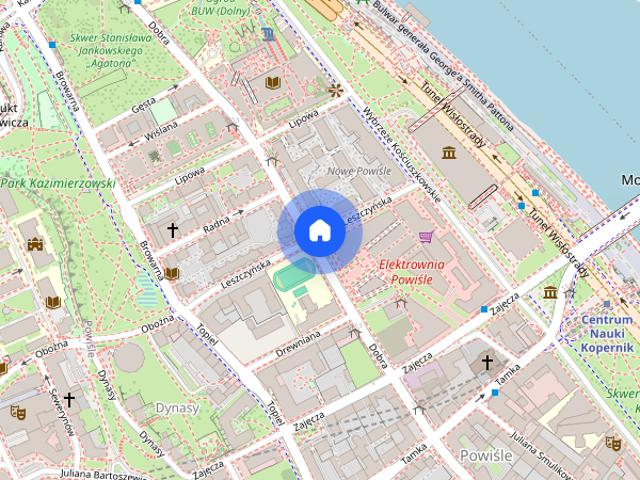 Dwupokojowy apartament w Elektrowni Powiśle