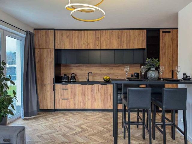 Dwupokojowy apartament z ogródkiem