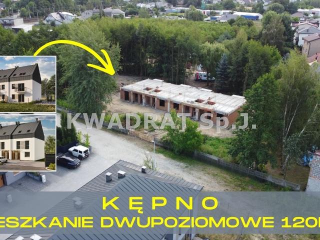 Dwupoziomowe 120 m² w Kępnie balkon, nowoczesny standard