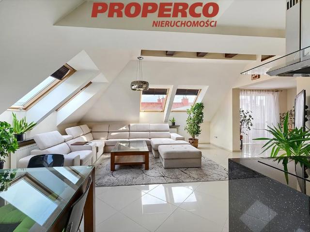 Dwupoziomowe 136 m2 apartament z balkonem pełne wyposażenie
