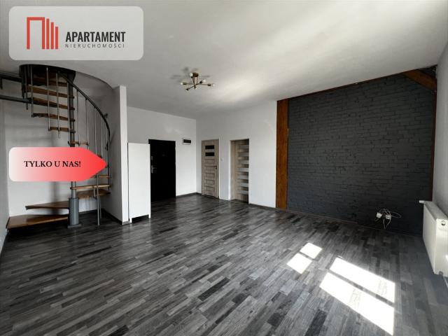 Dwupoziomowe mieszkanie 69 m2 w kamienicy Hallera