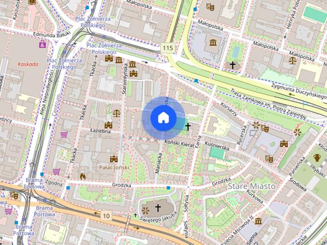 Dwupoziomowe mieszkanie w centrum / stare miastro/ STUDENT I FIRMA