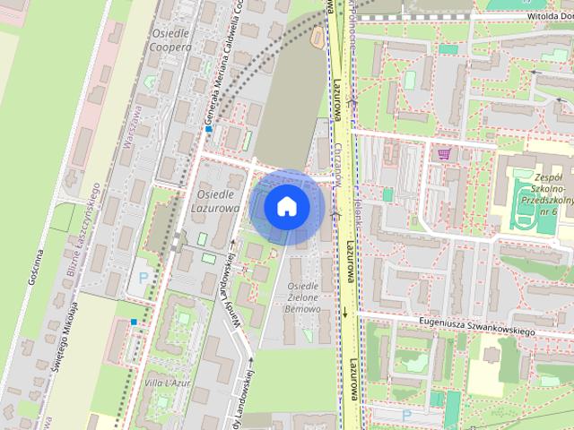 Dwupoziomowy apartament Premium, Metro Lazurowa