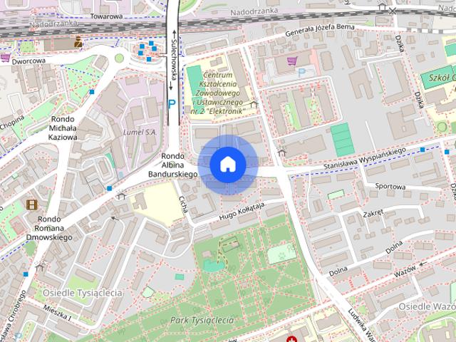 Duża kawalerka w centrum