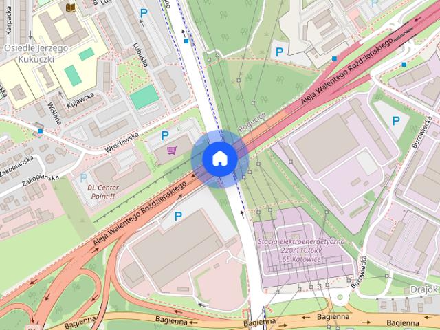 Duża kawalerka z osobną kuchnią na wynajem / duzy balkon