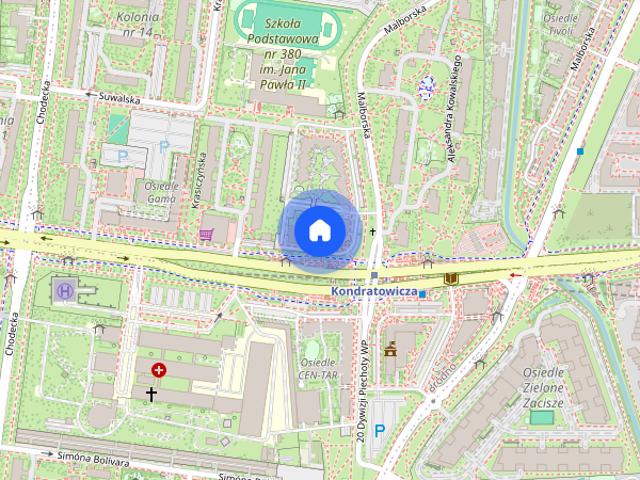 Duża kawalerka z balkonem, tuż przy Metrze. 0%prowizji
