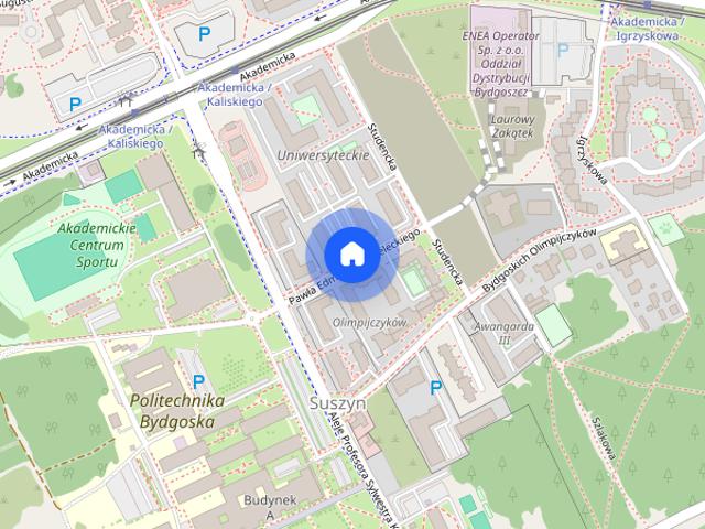 Duża kawalerka przy UTP Fordon
