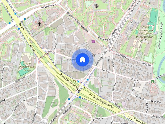 Duża kawalerka Ruczaj, ogródek Apartamenty Korona
