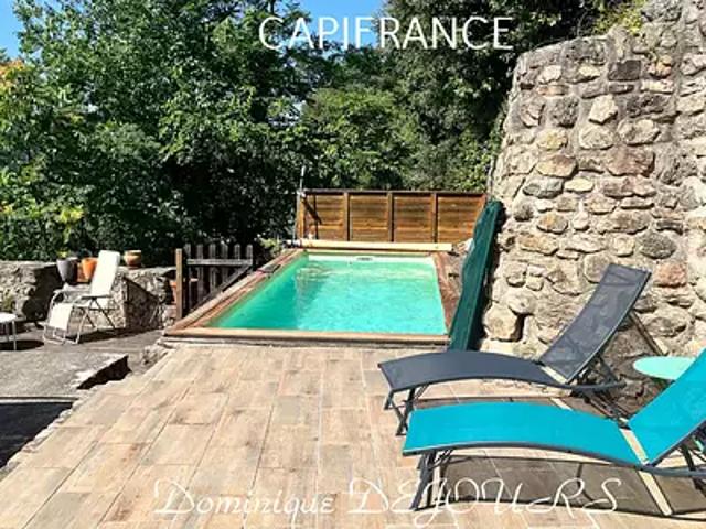 Dunière sur Eyrieux 07360 Achat / Vente maison 5 pièces t5 piscine jardin