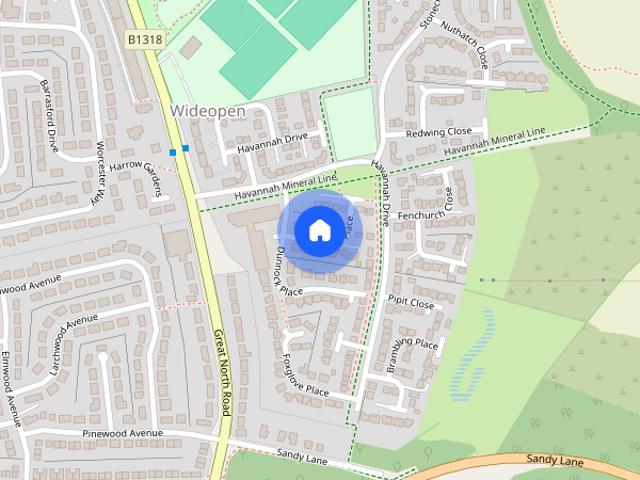 Dunnock Place, Wideopen