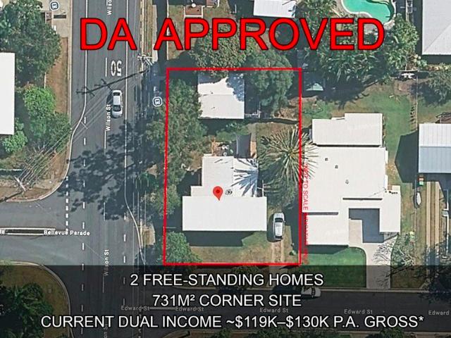 Dual Income Investment with Approved DA for Two Free Standing Homes