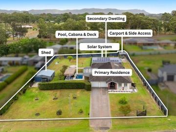 Dual Living, Pool and Shed in Nulkaba Hunter Valley Wine Country