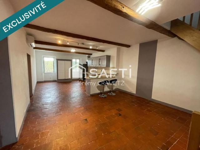 Duplex 3 chambres au coeur de Carcès – Calme et proximité des commerces