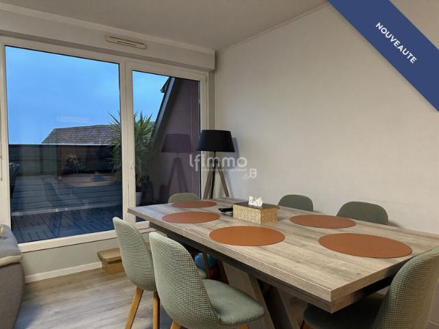 Duplex 3 pièces avec terrasse, balcon et garage