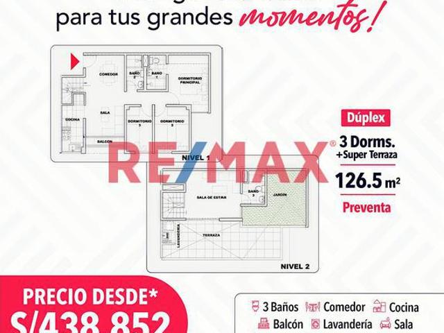 Duplex 126.5 M2 Casaparq