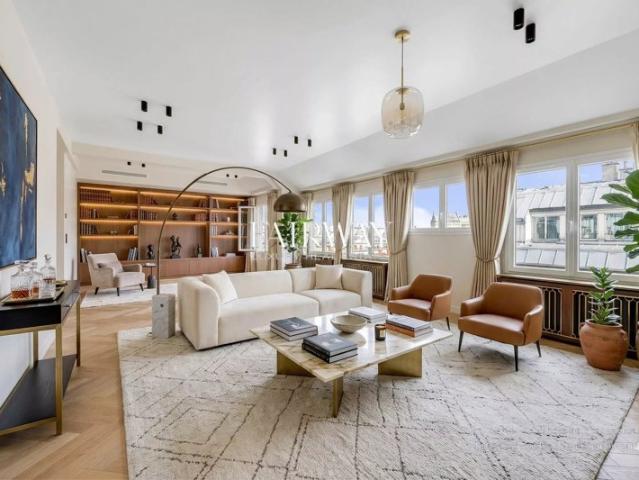 Duplex 165 m² derniers étages Madeleine Vue panoramique rénové haut de gamme
