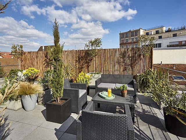 Duplex 2 chambres meublé avec terrasse Suresnes 92150