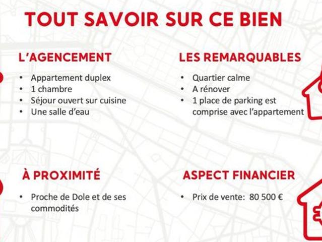 Duplex 2 pièces 49 m²