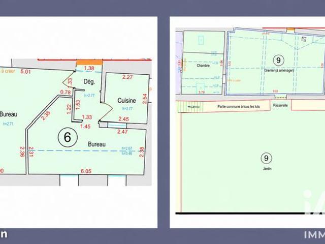 Duplex 4 pièces 120 m²