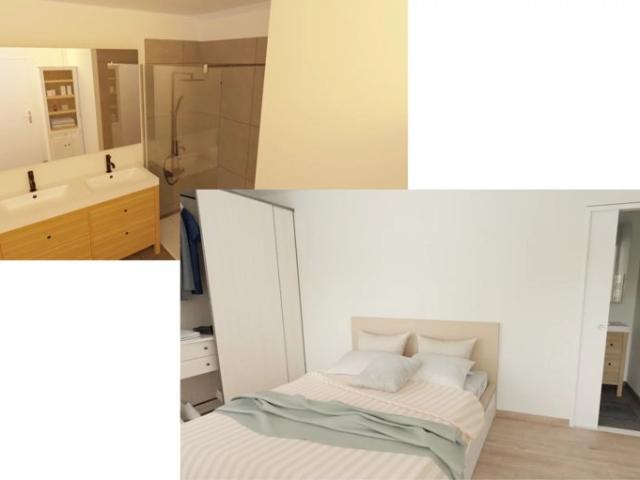 Duplex 75 m² + 50 m² extérieur + 2 parkings – Plateau viabilisé