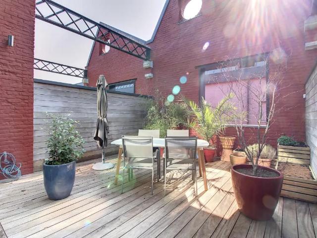 Duplex à louer avec terrasse et 3 chambres, Tournai