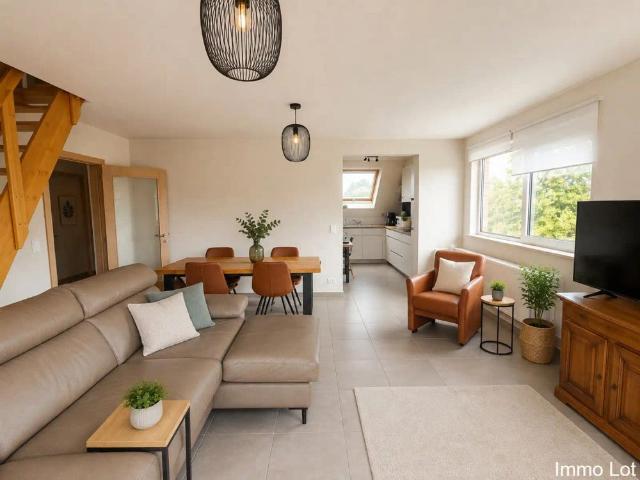 Duplex appartement met 3 slaapkamers te huur