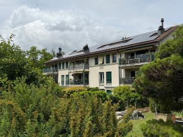 Duplex Attika mit freiem Blick auf die Landschaft