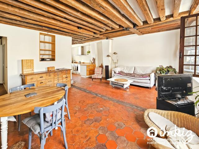 Duplex atypique en dernier étage 90m² Paris 5ème