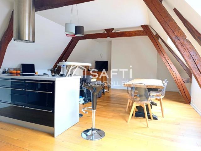 Duplex atypique & lumineux en plein centre !
