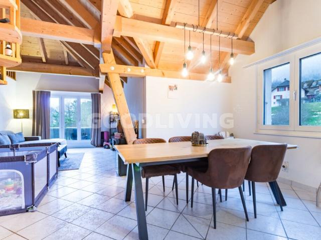 Duplex avec galerie et grand volume