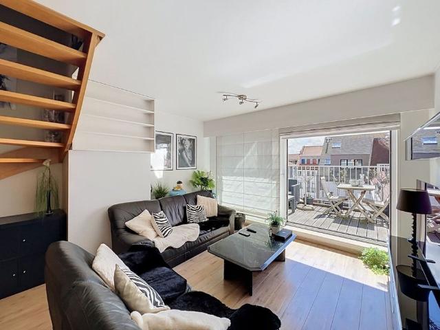 Duplex dakappartement met drie slaapkamers en zuidgericht terras