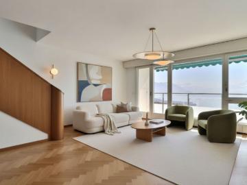 Duplex de 3.5 pièces + bureau avec fort potentiel et vue imprenable