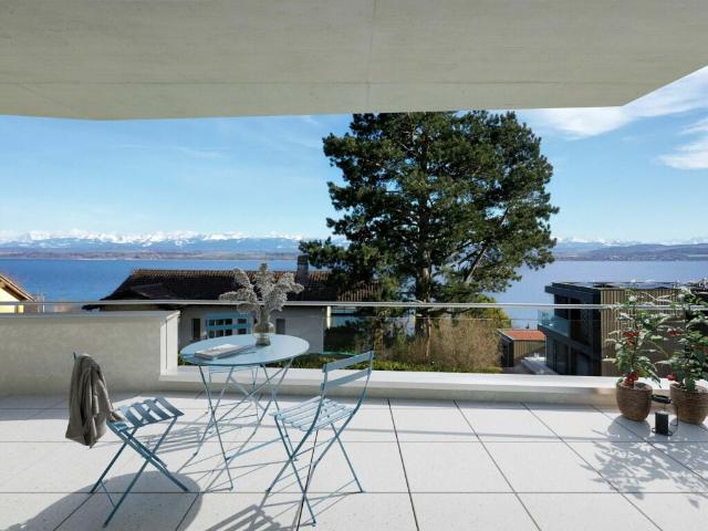 Duplex de 5.5 pièces avec terrasse en attique Bevaix | Promotion les Capites