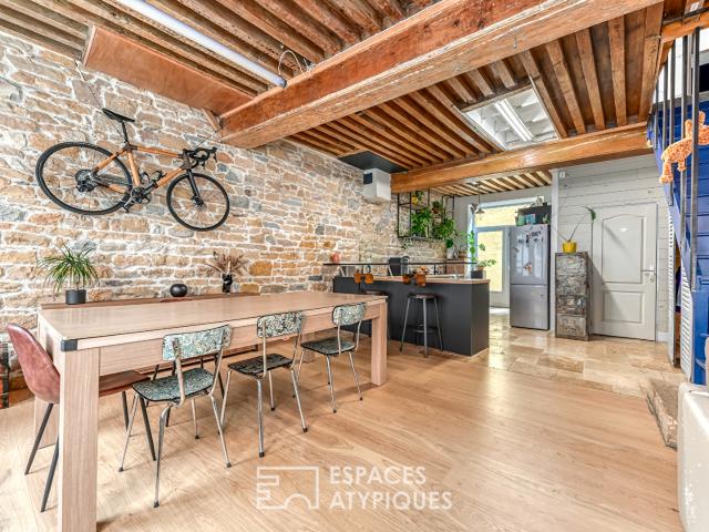 Duplex de caractère avec terrasse au coeur des Pentes de la Croix Rousse