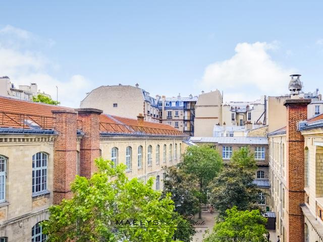 Duplex de charme Dernier étage Vue dégagée Grenelle 60 m2 au sol