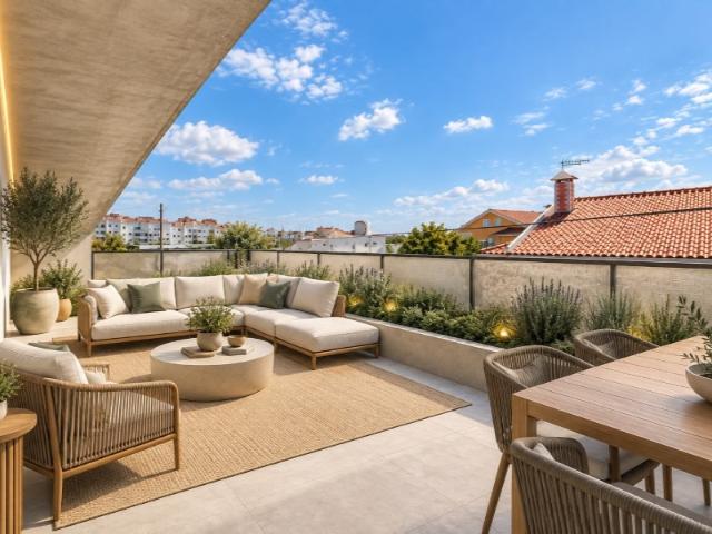 Duplex em fase final de construção com sótão, terraço e 2 estacionamentos | Vialonga