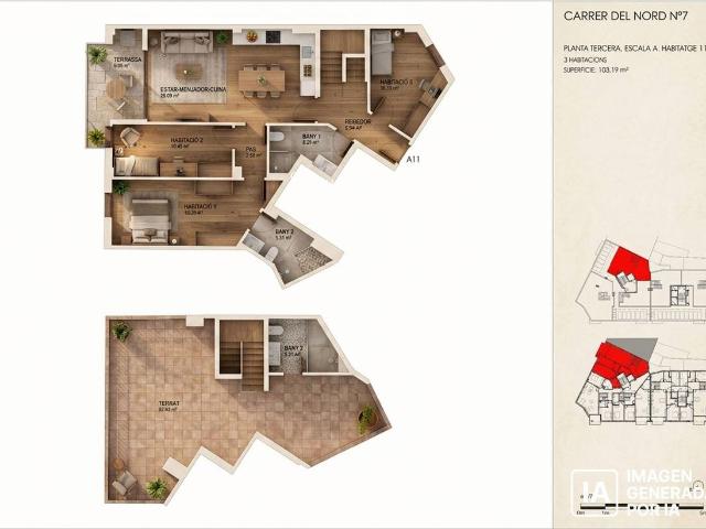 Dúplex en Venta en Centre