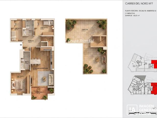 Dúplex en Venta en Centre