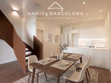 Dúplex en venta en Barcelona, L´Antiga Esquerra de l´Eixample. El lujo incomparable de vivir en la ciudad con la sensación de estar en una casa con piscina fuera de la urbe. Dúplex.