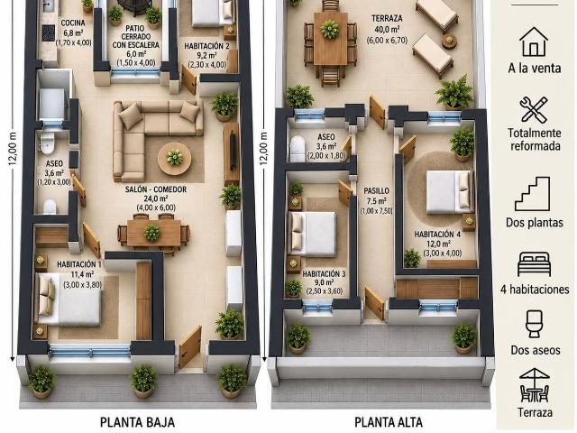 Dúplex en Venta en Los Dolores