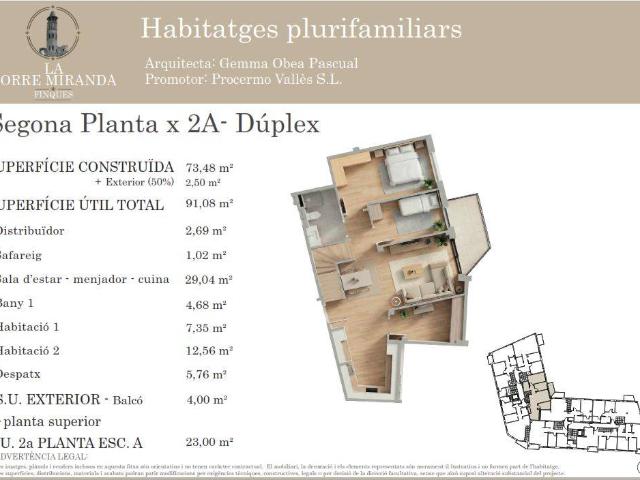 Duplex en Venta en Llinars del Vallès