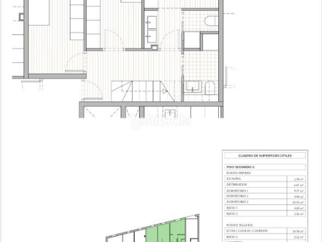 Dúplex en venta en Sabadell, Creu de Barberà. feijoo segundo C con terra de 36m2 construidos. Dúplex.